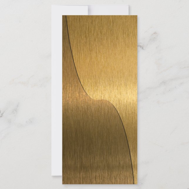 Blank Yin Yang Gold Rack Cards (Vorderseite)