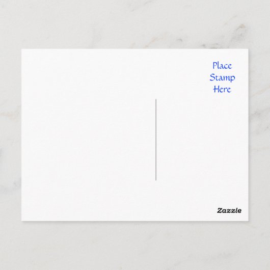 Blank Yorkshire Terrier Puppy Dop Card Postkarte (Rückseite)