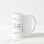 BLANK your design Here - Coffee Tasse (VorderseiteRechts)