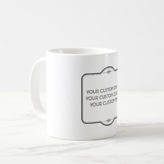 BLANK your design Here - Coffee Tasse (Vorderseite Links)