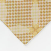 Blanke-Fleece des gepunkteten kreisförmigen Muster Fleecedecke (Ecke)