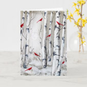 Blanke Grußkarte für Vögel Karte (Gelbe Blume)