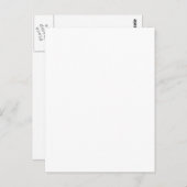 Blanke Postkartenvorlage Postkarte (Vorne/Hinten)