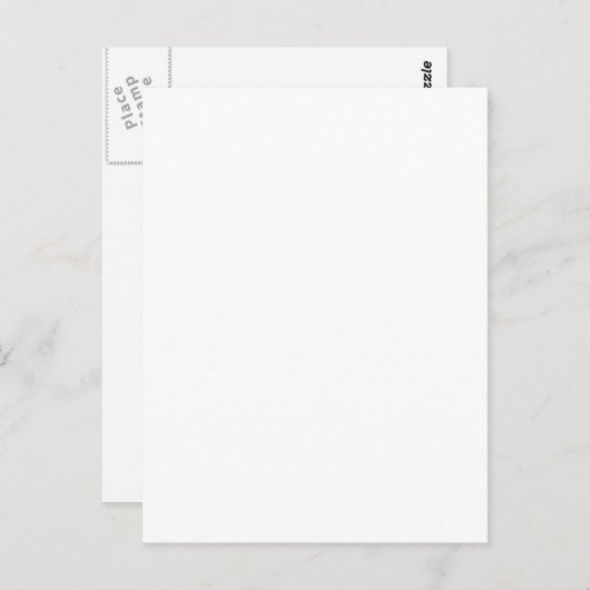 Blanke Postkartenvorlage Postkarte (Vorne/Hinten)