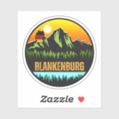 Blankenburg, Deutschland Aufkleber (Blatt)