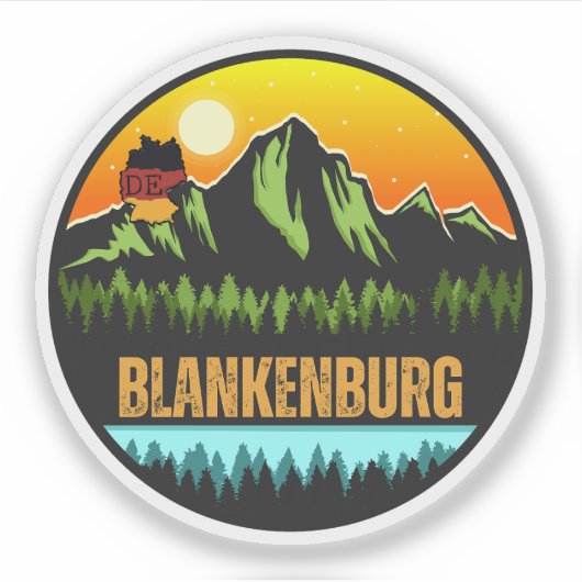 Blankenburg, Deutschland Aufkleber (Vorderseite)
