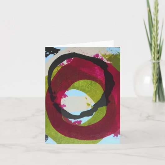 Blankenkarte am Ozean Karte (Vorderseite)