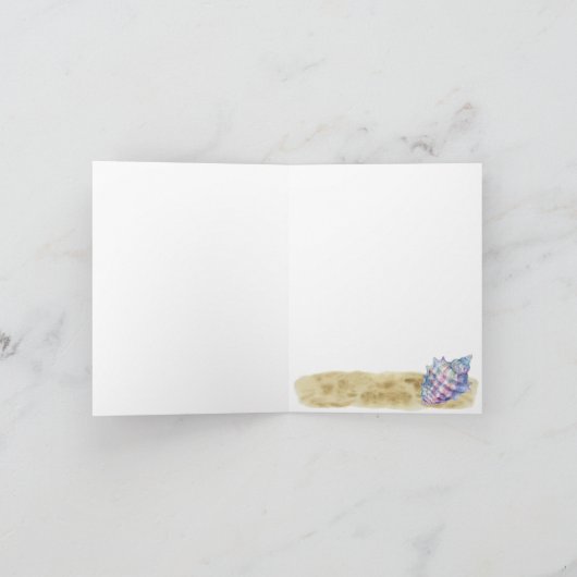 Blankenkarte des Sea Horse Jedes Anlasses (Innenseite)