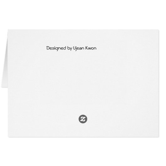 Blankenkarte des Seepferdes (Rückseite Horizontal)