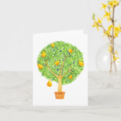 Blankenkarte für Birnen Karte (Gelbe Blume)