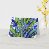 Blankenkarte für die Atemluftzündung Karte (Gelbe Blume)