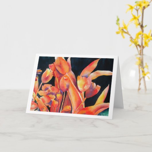 Blankenkarte für die Sunset Hues Karte (Gelbe Blume)