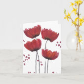 Blankenkarte für Red Poppe Karte (Gelbe Blume)