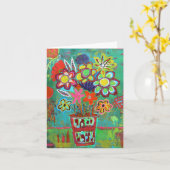 Blankenkarte für Sommerspray Karte (Gelbe Blume)