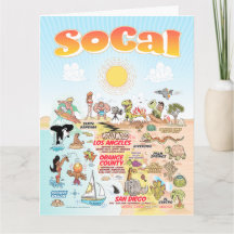 Blankenkarte Südkalifornien