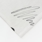 Blankenmuster für das Brush-Prüfmuster Fleecedecke (Ecke)