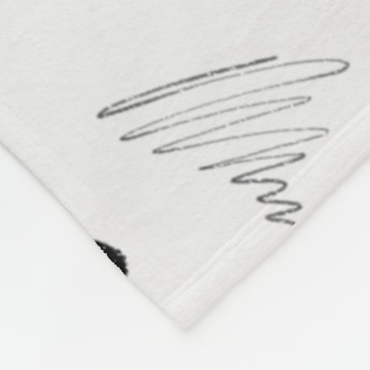 Blankenmuster für das Brush-Prüfmuster Fleecedecke (Ecke)