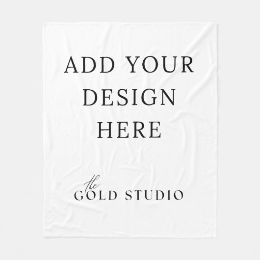 Blankenvorlage Erstellen Sie Ihren eigenen Thread Fleecedecke (Vorderseite)