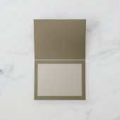 Blankes Beileid Danke Notizkarte (Innenseite)