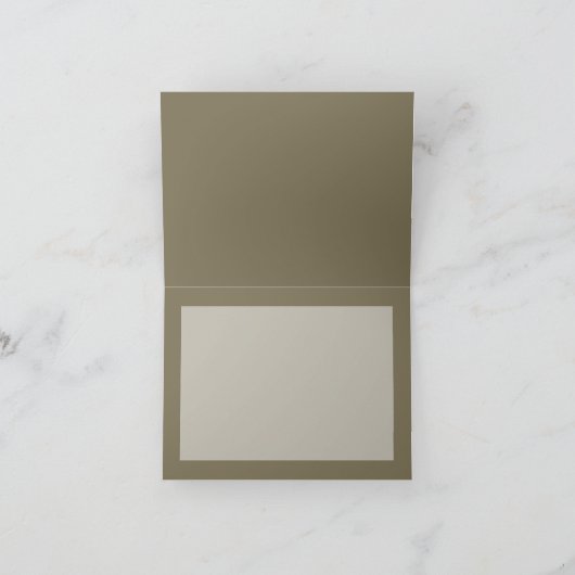 Blankes Beileid Danke Notizkarte (Innenseite)