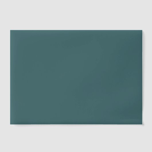 Blankes Cyan Pergament Einladungen (Vorderseite)