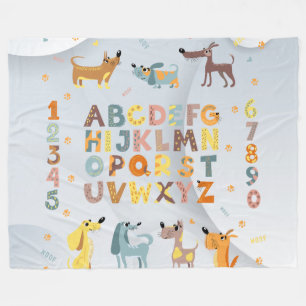 Blanket - ABC-Buchstaben Fleecedecke