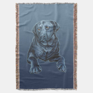 Blanket Blanket Blanket Blauer Hund Art Throw Blan Decke