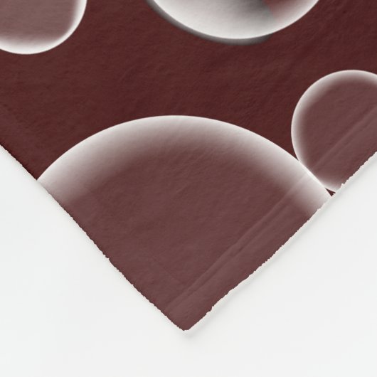 Blanket - Blasen-wirbeln Fleecedecke (Ecke)