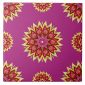 Blanket-Blume auf Magenta Fliese (Vorderseite)
