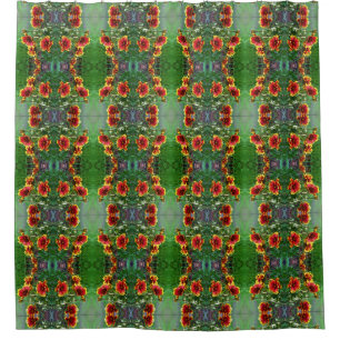 Blanket Blume Daisies Wasserfarbe Abstrakt Duschvorhang