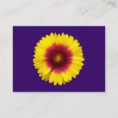 Blanket-Blume - Dunkles Violett Visitenkarte (Rückseite)