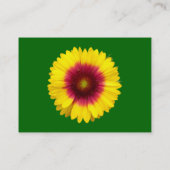 Blanket-Blume, grün Visitenkarte (Rückseite)