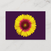 Blanket-Blume - Lila Visitenkarte (Rückseite)