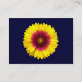 Blanket-Blume - Navy Blue Visitenkarte (Rückseite)