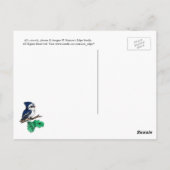 Blanket-Blume-Postkarte Postkarte (Rückseite)