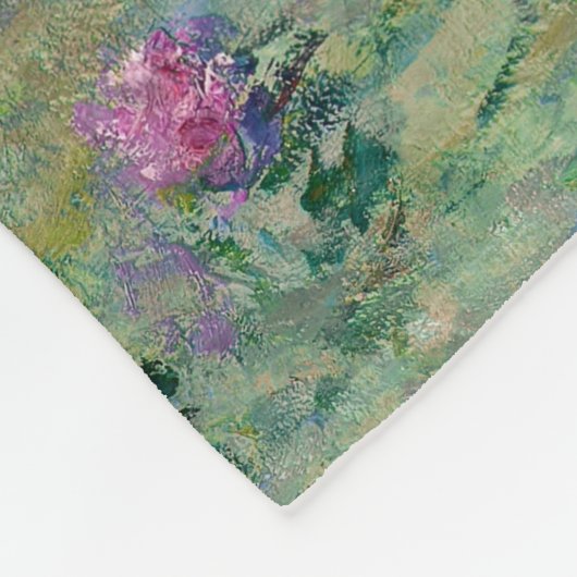 BLANKET | Claude Monet Nymphéas Fleecedecke (Ecke)