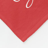 Blanket-Collage für rotes, individualisierbares Fo Fleecedecke (Ecke)