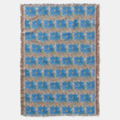 Blanket der blauen Blume Decke (Vorderseite Vertikal)