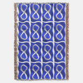 Blanket der Metis-Flagge - Erste Nationen Decke (Vorderseite Vertikal)