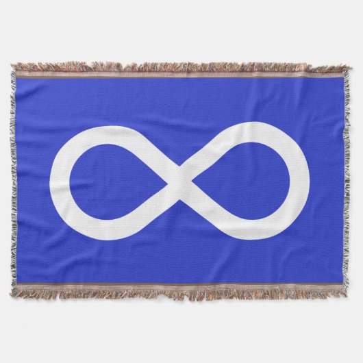 Blanket der Metis-Flagge - Erste Nationen Decke (Vorderseite)