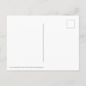 Blanket des Herbstes Einladungspostkarte (Rückseite)