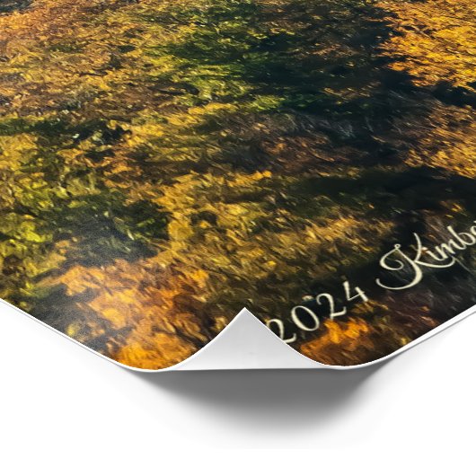 Blanket des Herbstes Poster (Ecke)