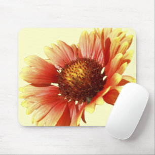 Blanket Flower Gaillardia Close-Up Photograph Mousepad