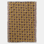 Blanket-Gelb-Sonnenblumen-Kehlkopf Decke (Vorderseite Vertikal)