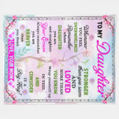 Blanket-Geschenke für Töchter von Mamas Fleecedecke (Vorderseite (Horizontal))
