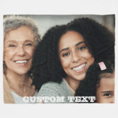 BLANKET GIFT FÜR MAMA FLEECEDECKE (Vorderseite (Horizontal))