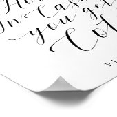 Blanket-Hochzeitssymbol haben und halten Poster (Ecke)