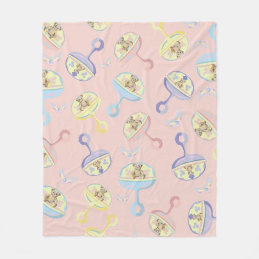 Blanket Jewelry Bear Rattle Fleecedecke (Vorderseite)