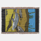 BLANKET - LAKE STURGEON COLORING PAGE DECKE (Vorderseite)