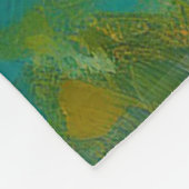 Blanket Mediterranean Beach Coasta Italien Art Fleecedecke (Ecke)